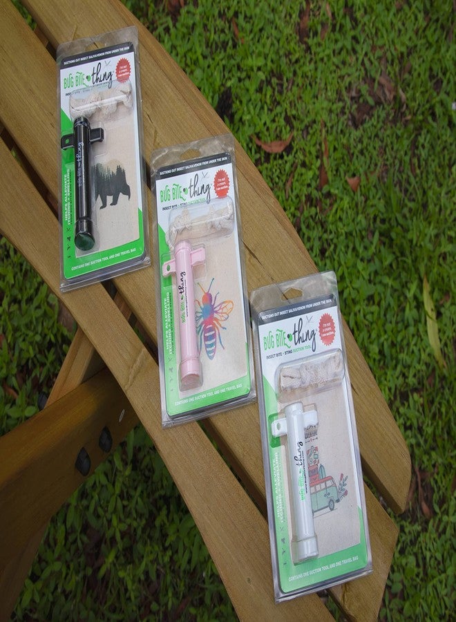 بج بايت ثينج مجموعة أدوات شفط لدغات الحشرات وحقيبة سفر من نيويورك، عبوة واحدة، أسود - Image 2